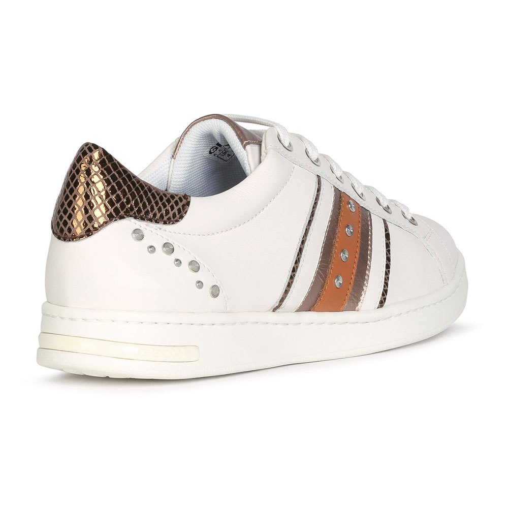 Chaussures Geox Formateurs Jaysen Off Wht / Brown