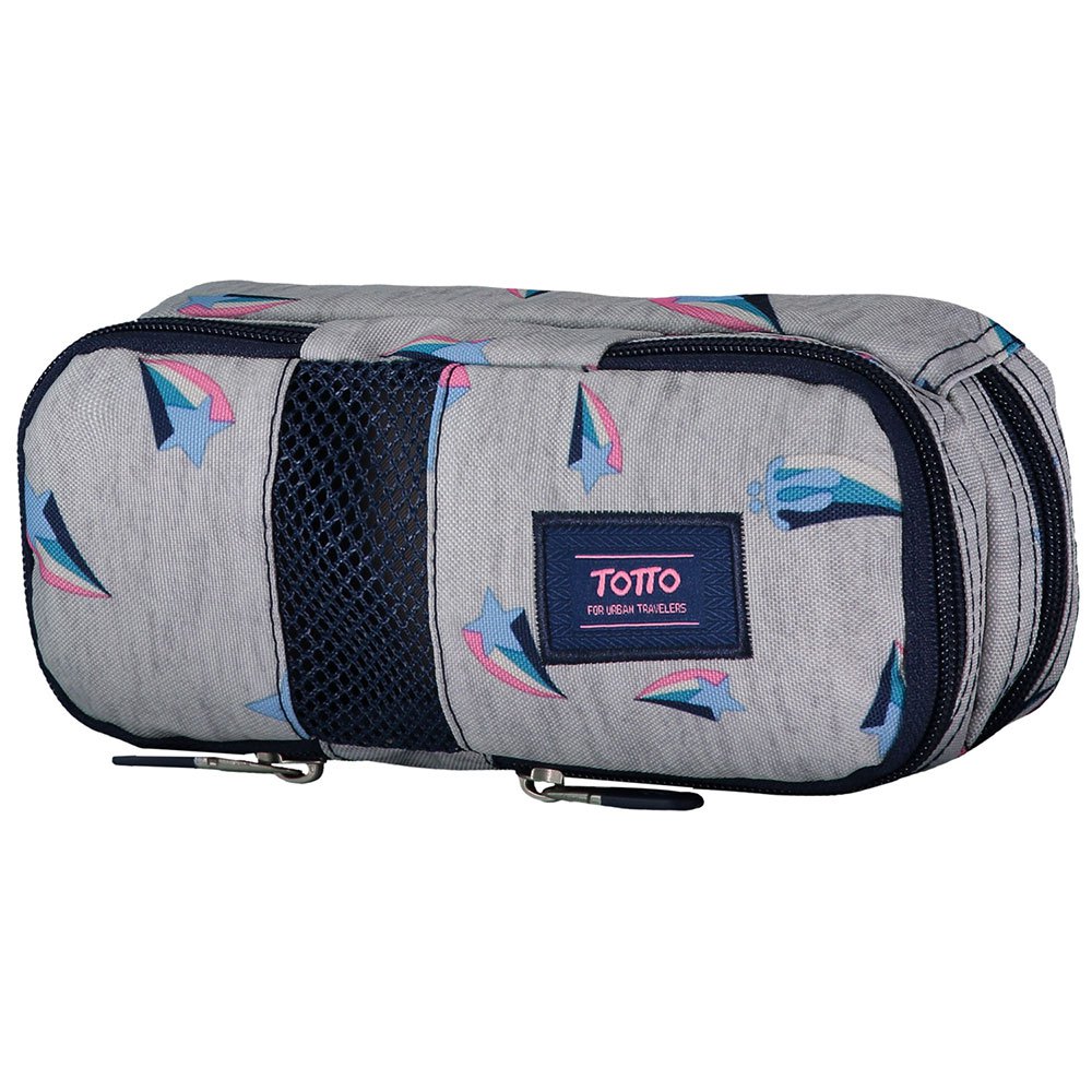 Suitcases And Bags Totto Pidal Pencil Case Grey
