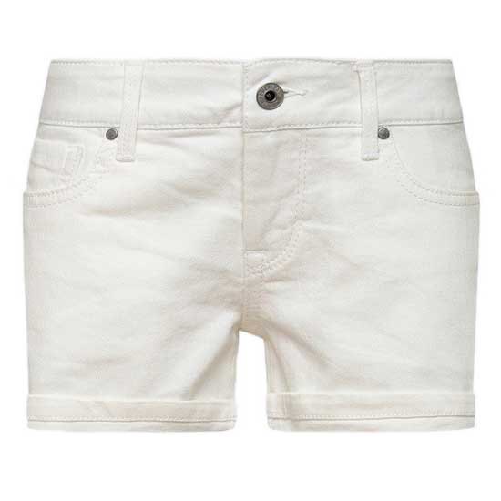 Clothing Pepe Jeans Foxtail Denim Shorts White
