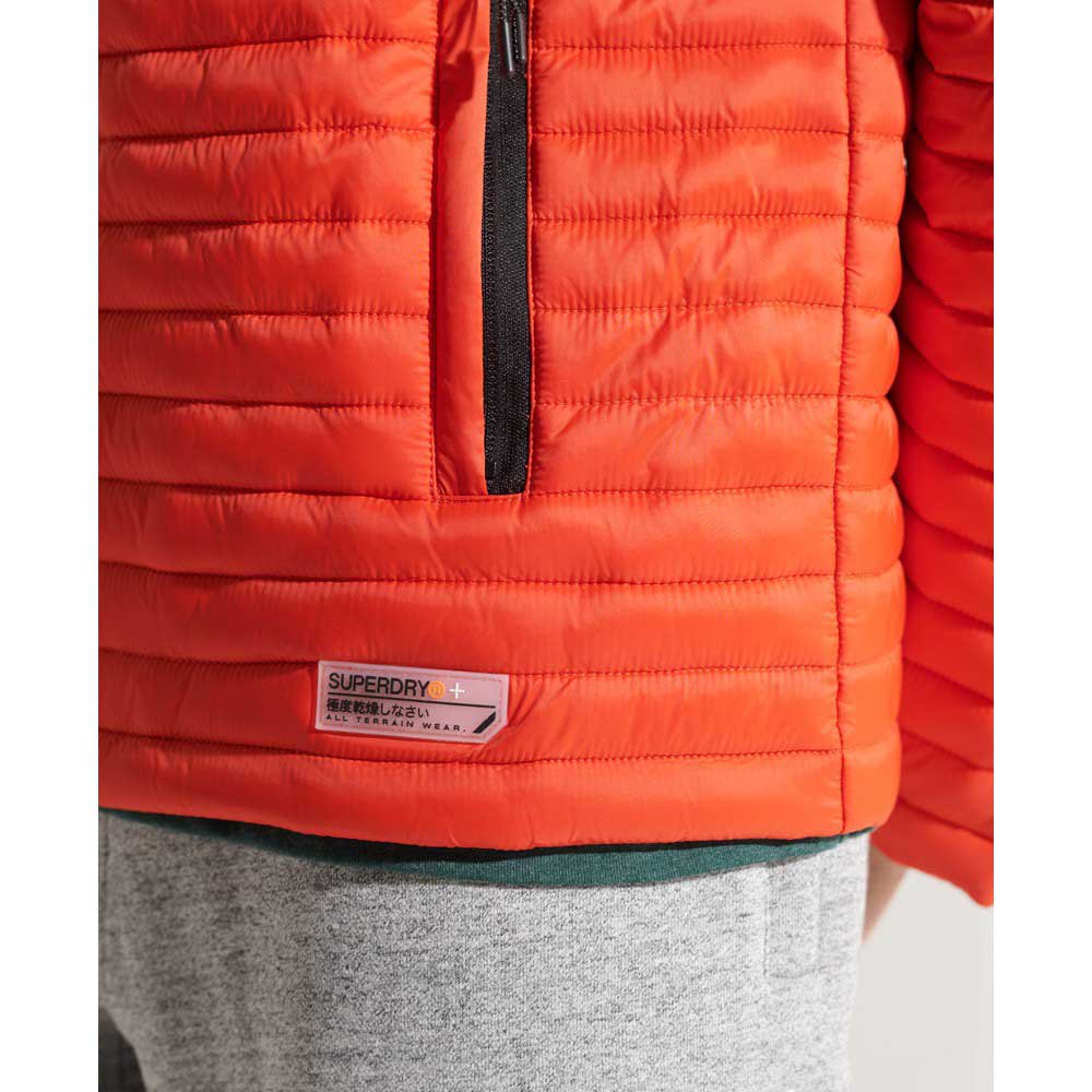 Men Superdry Packaway Jacket Orange