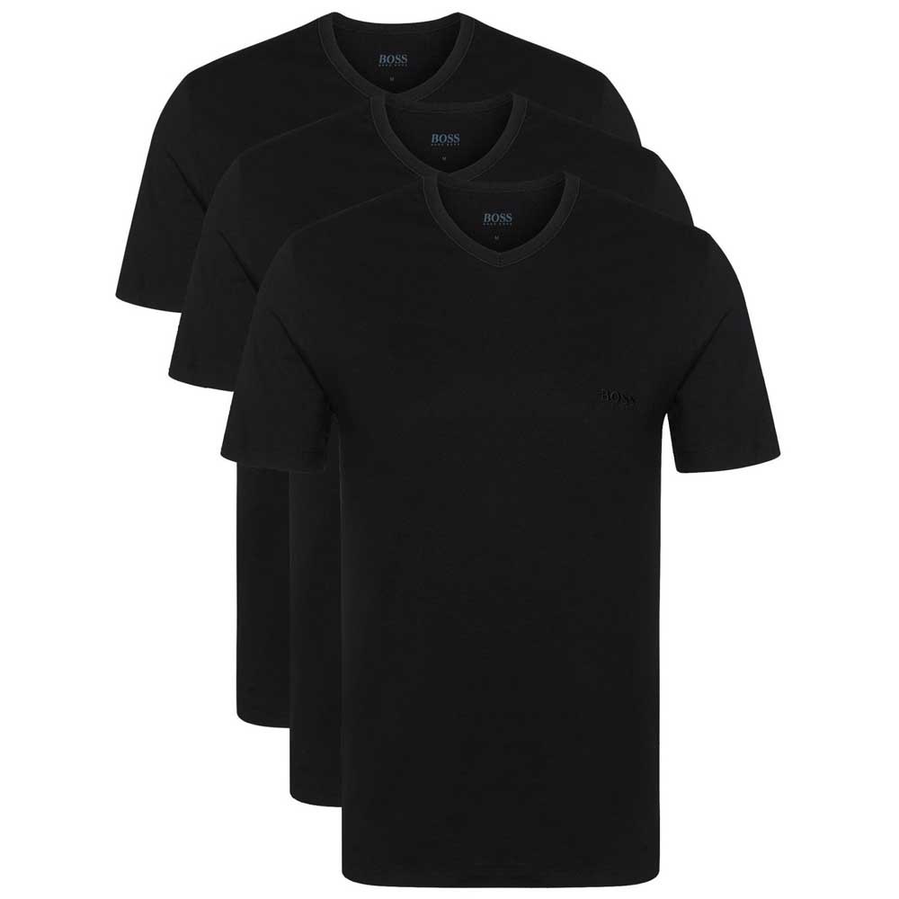 Men BOSS T-Shirt 3 Units Black