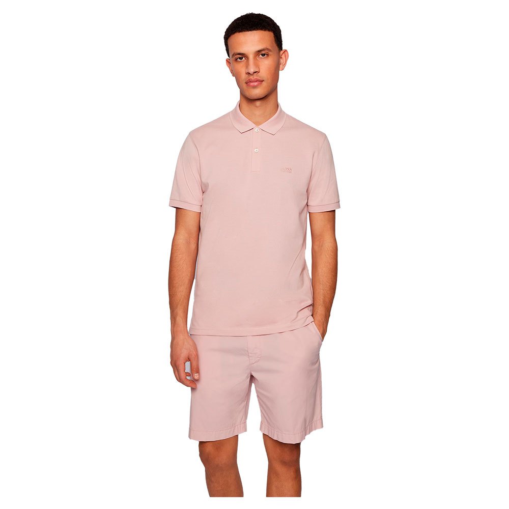 Clothing BOSS Pallas Short Sleeve Polo Shirt Pink