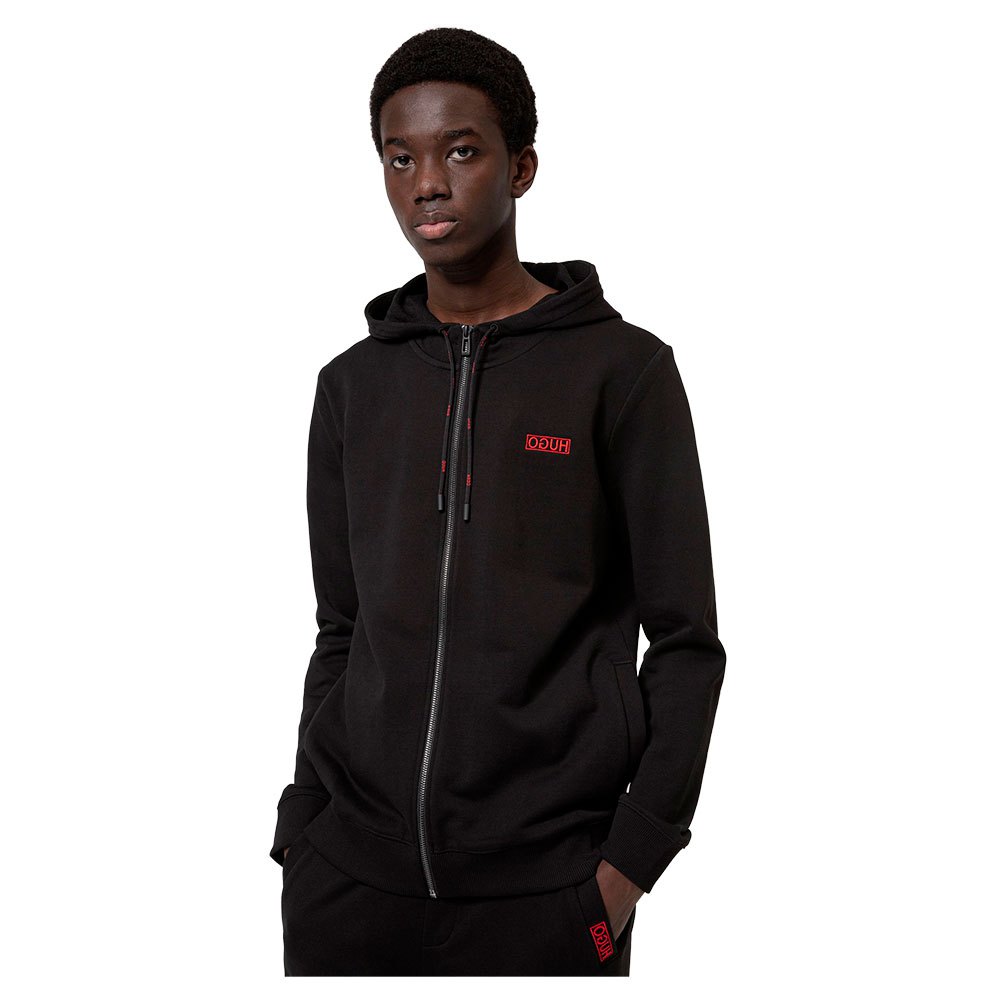 Clothing HUGO Daple 194 Full Zip Sweatshirt Black