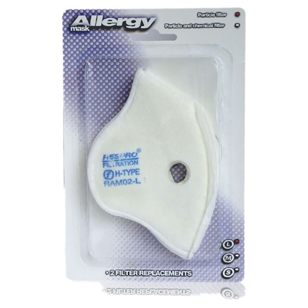 Face Masks Respro Allergy Filters 2 Units White