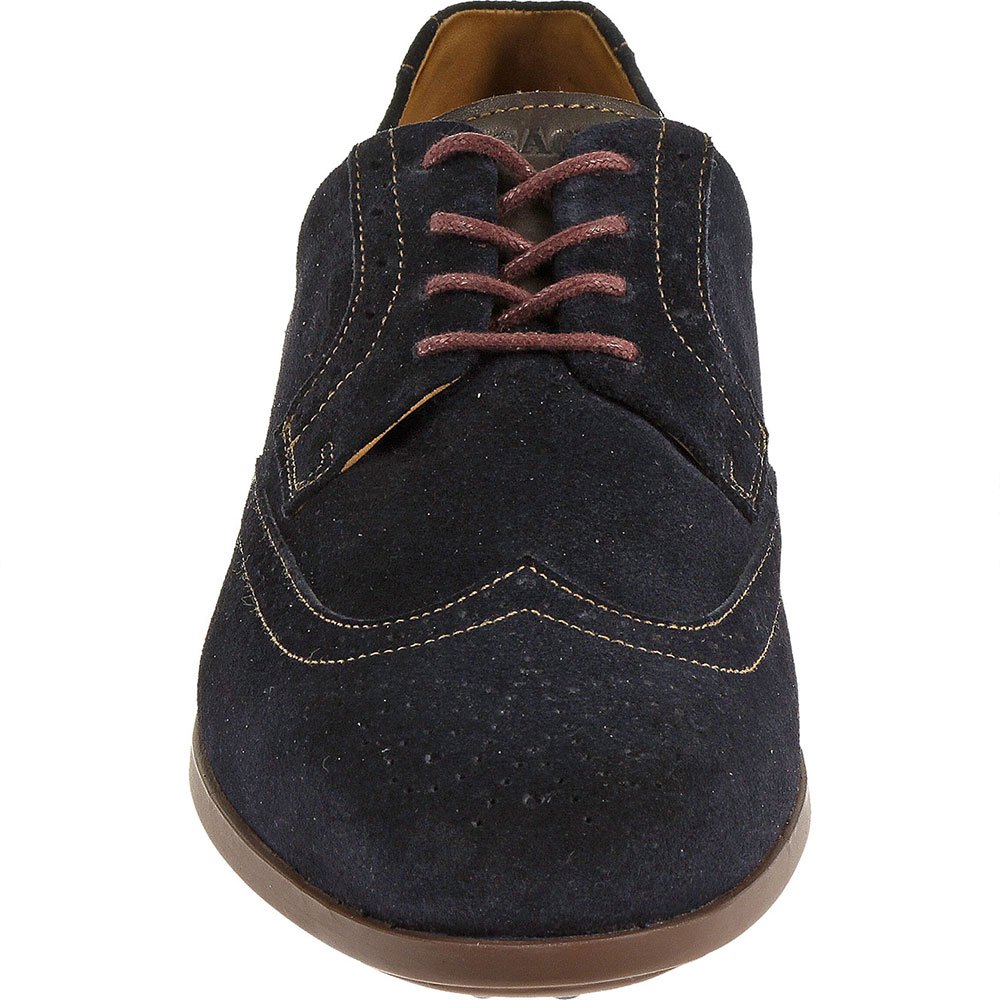Homme Sebago Des Chaussures Teague Wing Tip Navy Suede