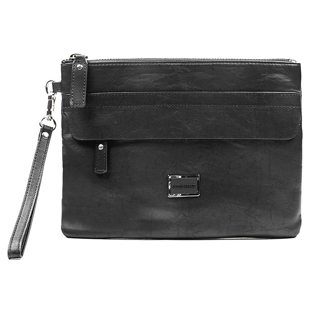 Antony Morato FauxLeather Pouch With Pockets And Zips Bag 