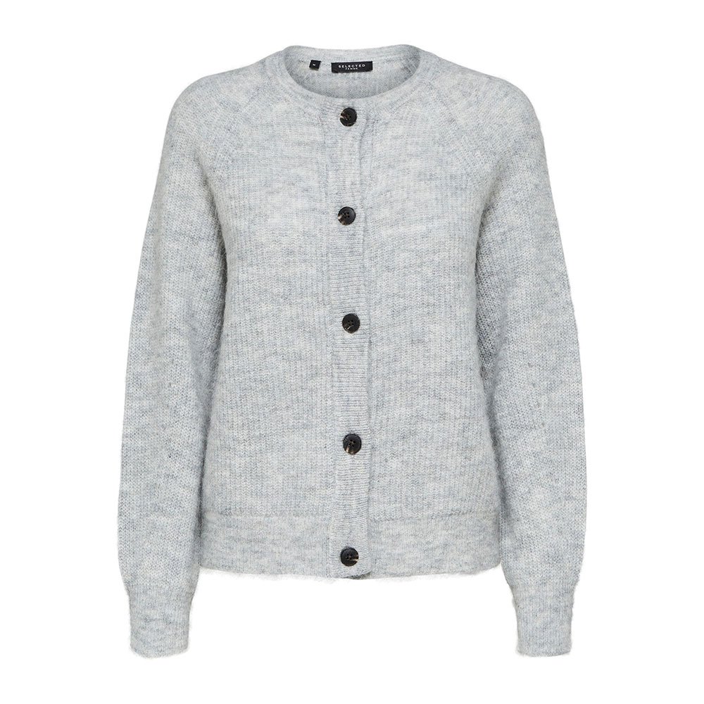 Sweaters Selected Lulu Short Cardigan Grey