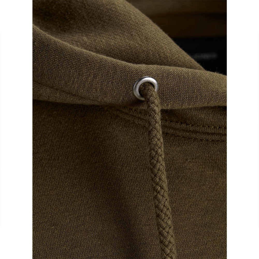 Clothing Jack & Jones Soft Hooded Sweatshirt Brown