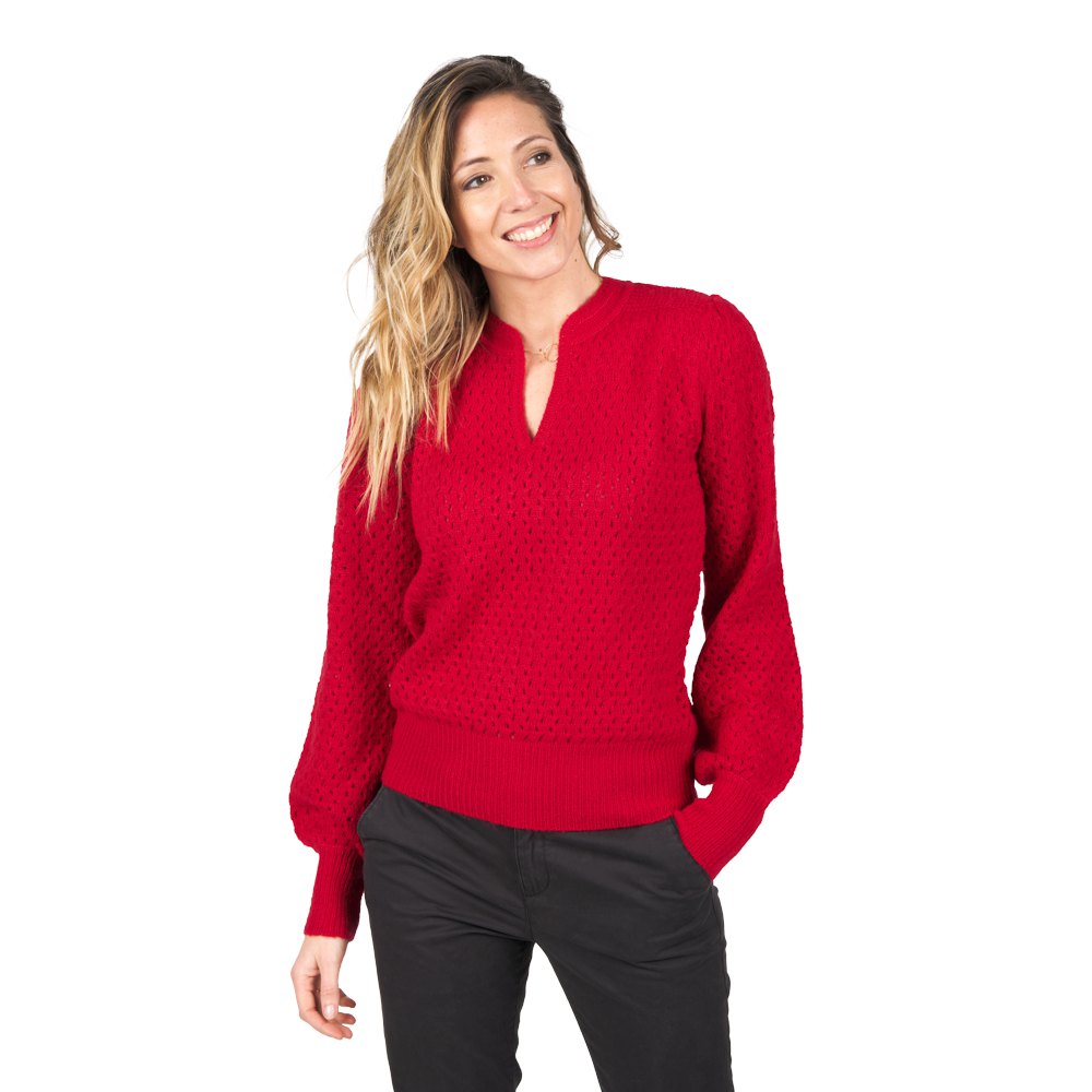 Women Oxbow N2 Pulim Sweater Red