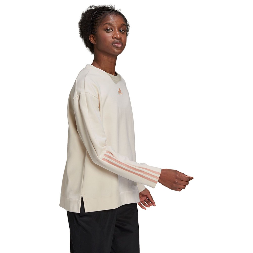 Sweatshirts adidas Sweat-shirt DK 3 Stripes Wonder White / Ambient Blush
