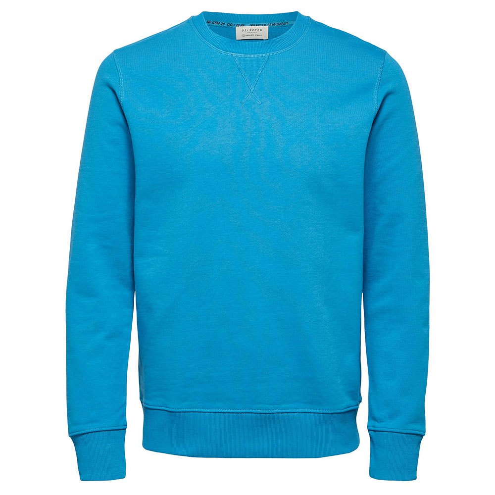 Sweatshirts And Hoodies Selected Jason 340 Crew Neck Sweatshirt Blue