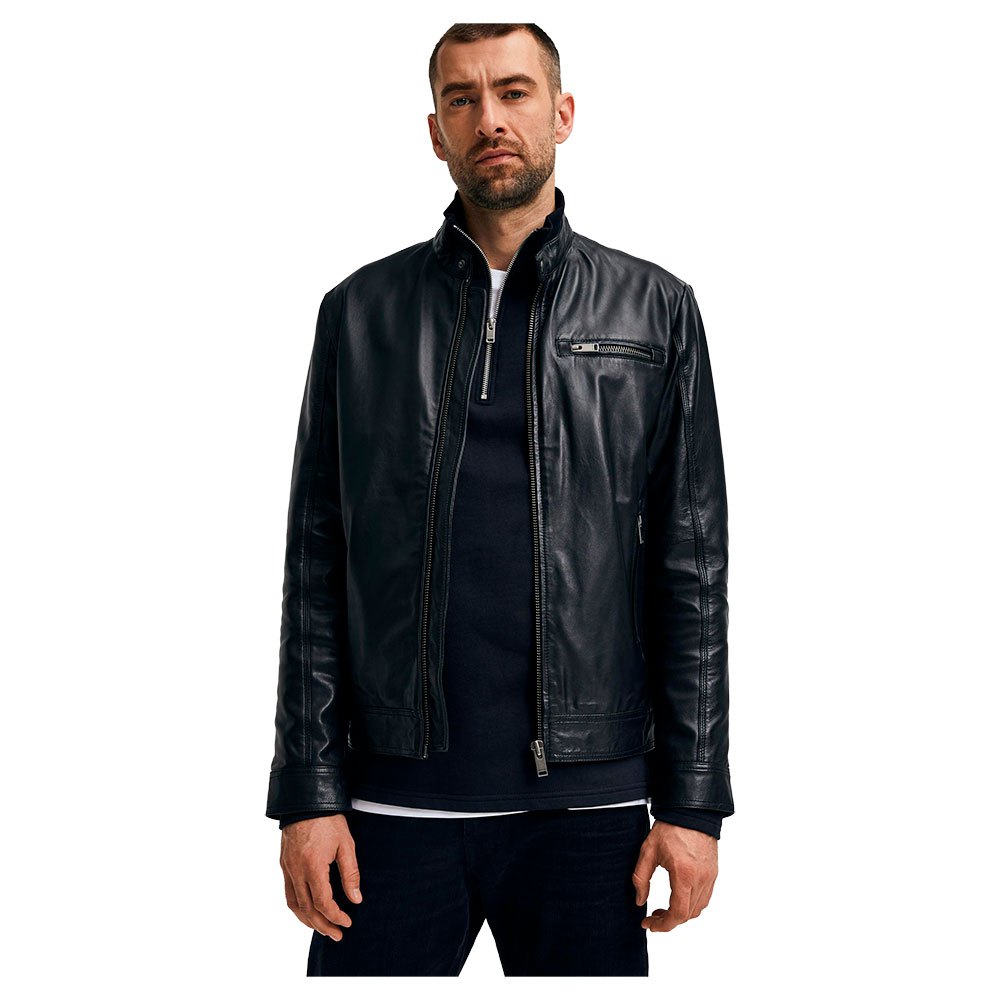 春早割 Iconic Selected Classic Jacket Leather 481339