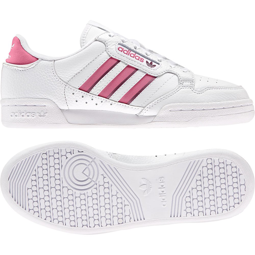 Chaussures adidas originals Baskets Continental 80 Stripes Ftwr White / Rose Tone / Victory Crimson