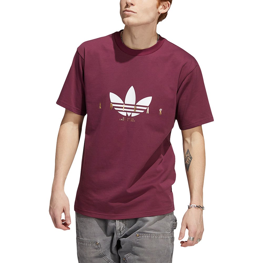 T-shirts adidas originals Trefoil Script Short Sleeve T-Shirt Red