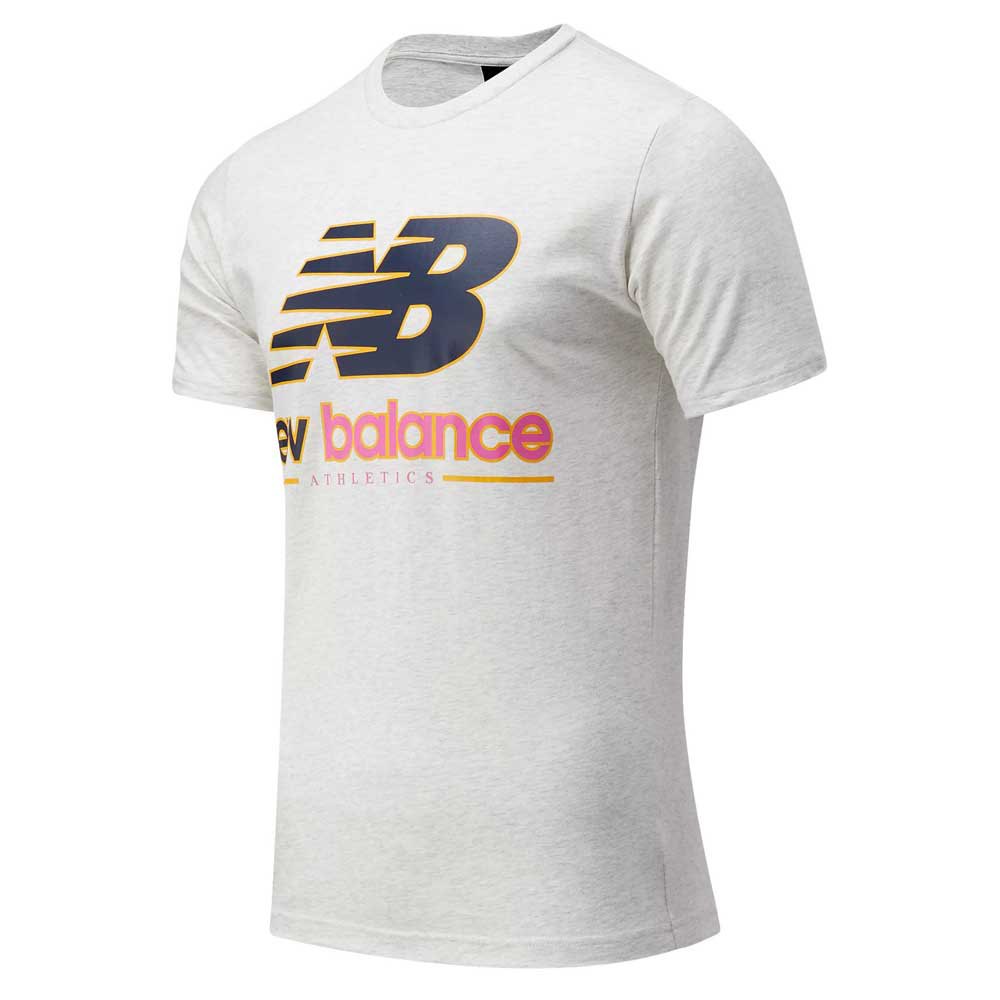 Clothing New Balance Higher Learning Logo Short Sleeve T-Shirt Grey