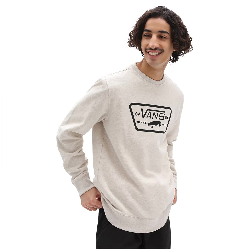 Sweatshirts And Hoodies Vans Full Patch II Crew Sweatshirt White