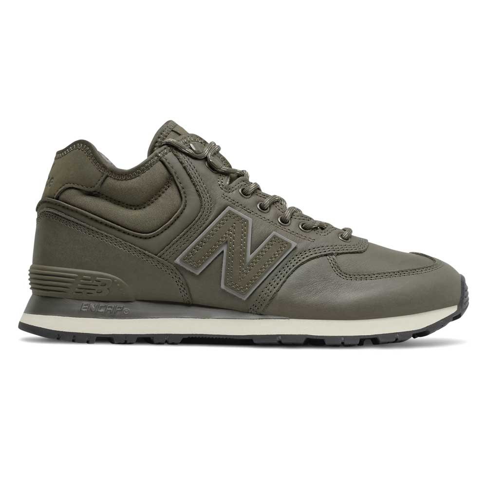Men New Balance High 574V1 Winter Luxe Trainers Green