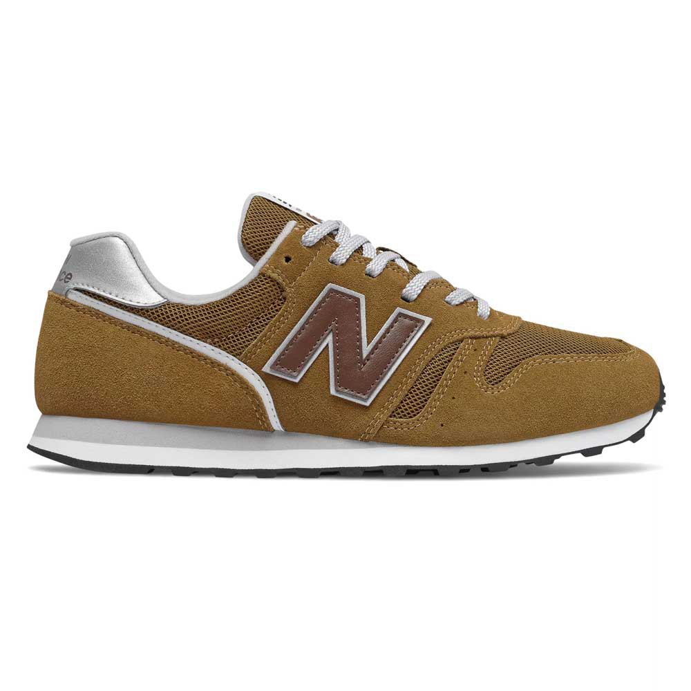 Men New Balance 373V2 Core Classic Trainers Brown