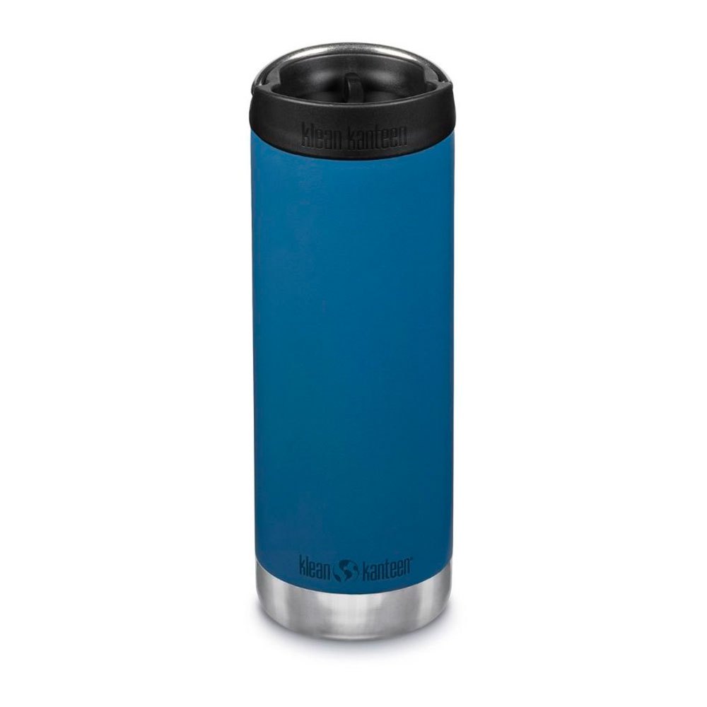 Accessories Klean Kanteen TKWide 16oz With Café Cap Insulated Thermal Bottl Blue