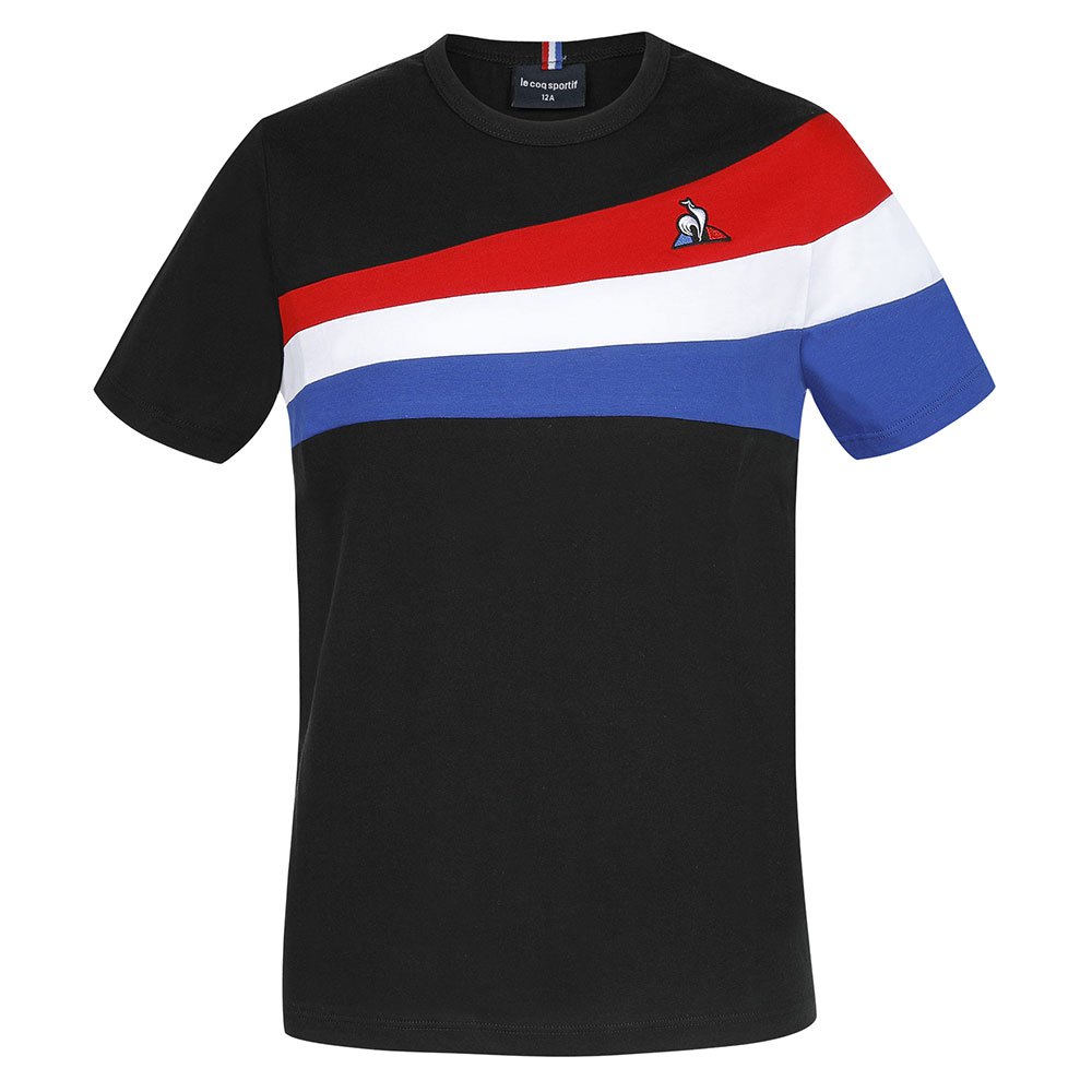 Clothing Le Coq Sportif Tri N°1 Short Sleeve T-Shirt Black