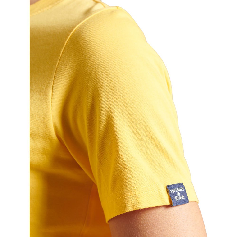 Women Superdry Cl Cali Short Sleeve T-Shirt Yellow