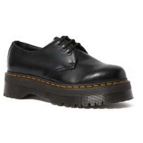Chaussures Dr Martens Des Chaussures 1461 Quad 3-Eye Polished Smooth Black