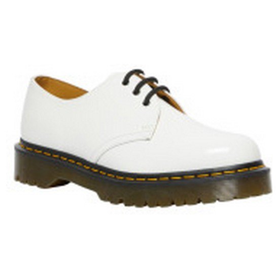 Shoes Dr Martens 1461 Bex 3-Eye Patent Lamper Shoes White