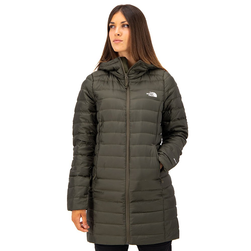 Vestes The North Face Doudoune Longue Resolve New Taupe Green