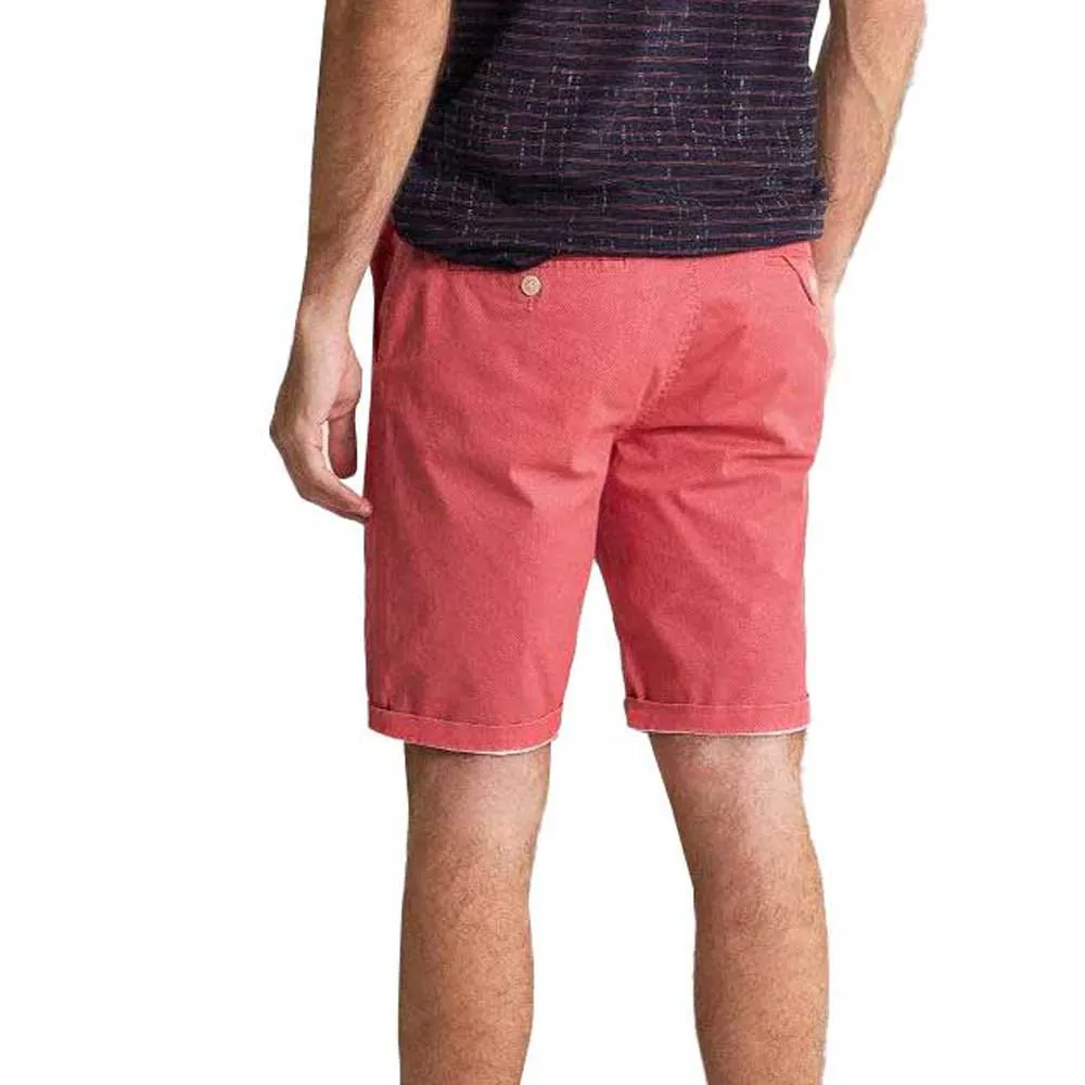 Salsa jeans Slim Cotton Microprint Denim Shorts Röd, Dressinn