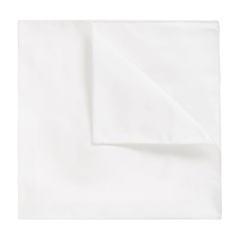 Accessoires BOSS Pochette De Costume Attacher 33X33cm White