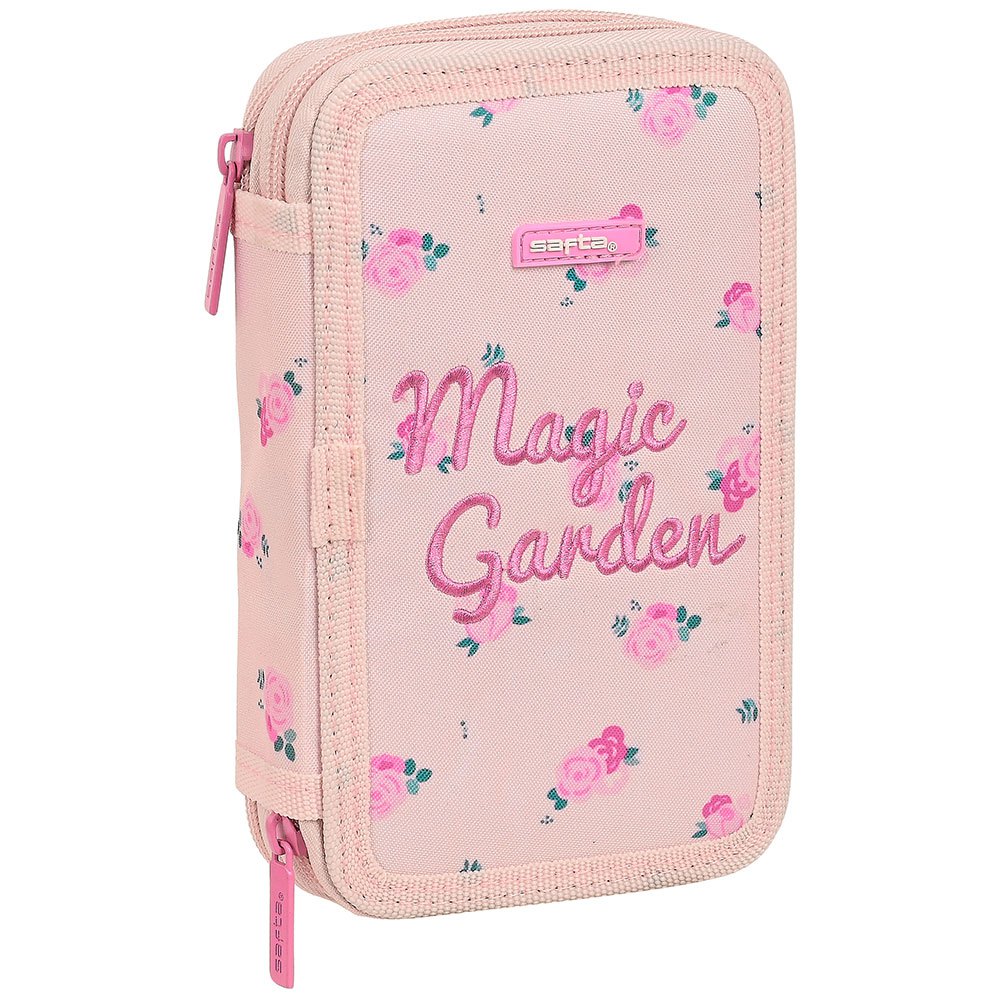  Safta Magic Garden Pencil Case Pink