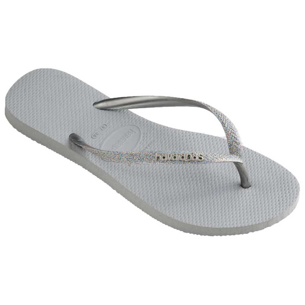 Shoes Havaianas Slim Glitter II Flip Flops Grey