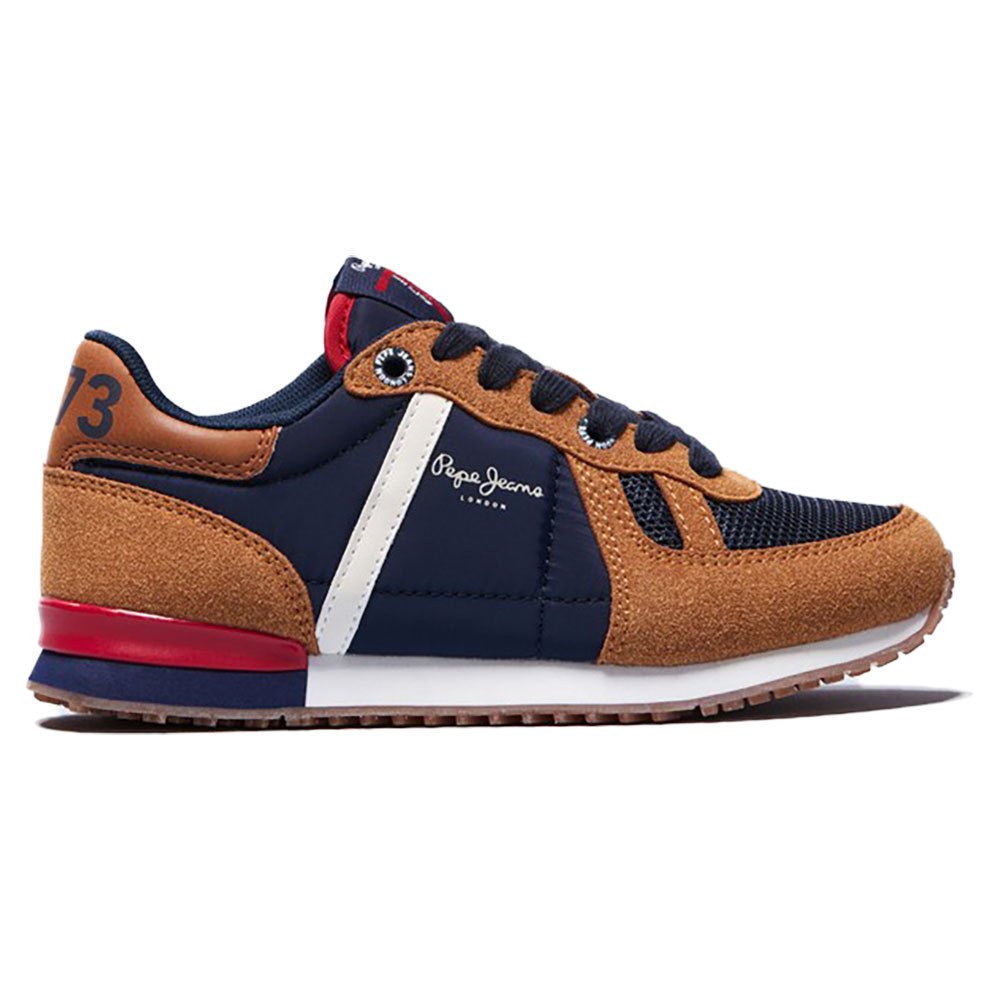 Shoes Pepe Jeans Sydney Combi Trainers Brown