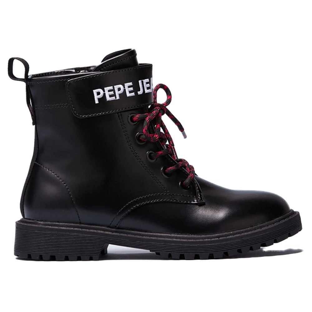 Boots And Booties Pepe Jeans Hatton Strap Combi Boots Black