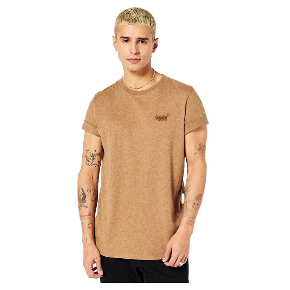 Clothing Superdry Vintage Logo Embroided Short Sleeve T-Shirt Brown