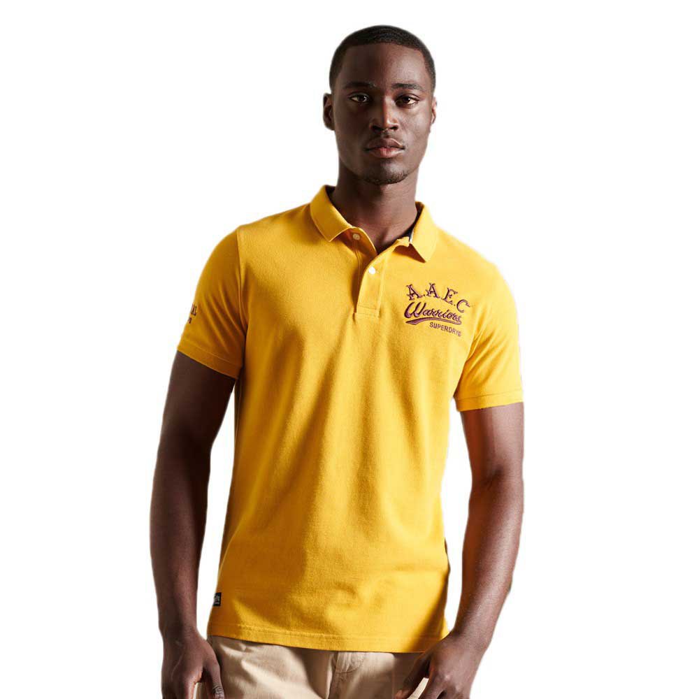 Clothing Superdry Superstate Short Sleeve Polo Yellow