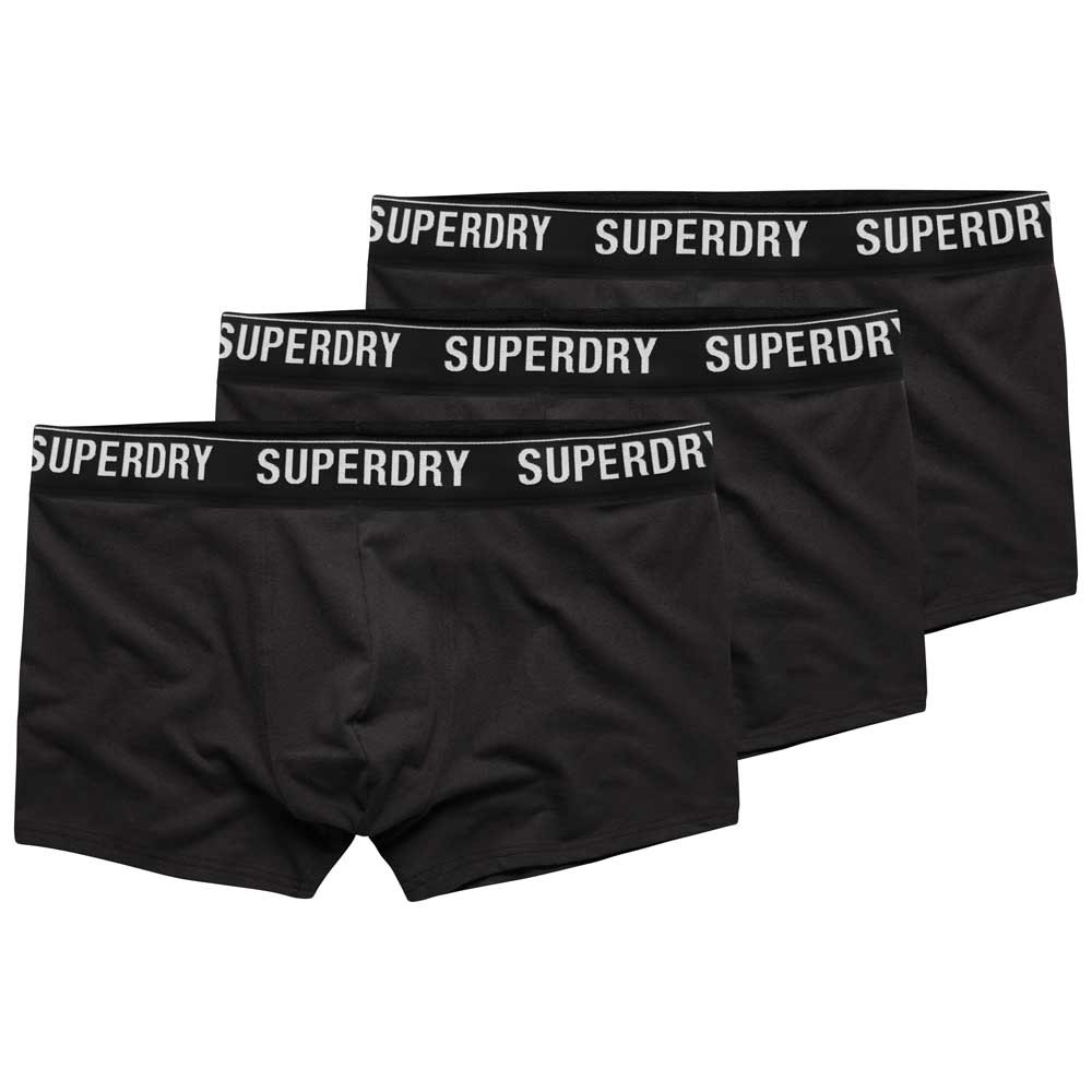 Underwear Superdry Trunk Multi Triple Pack Trunk Black