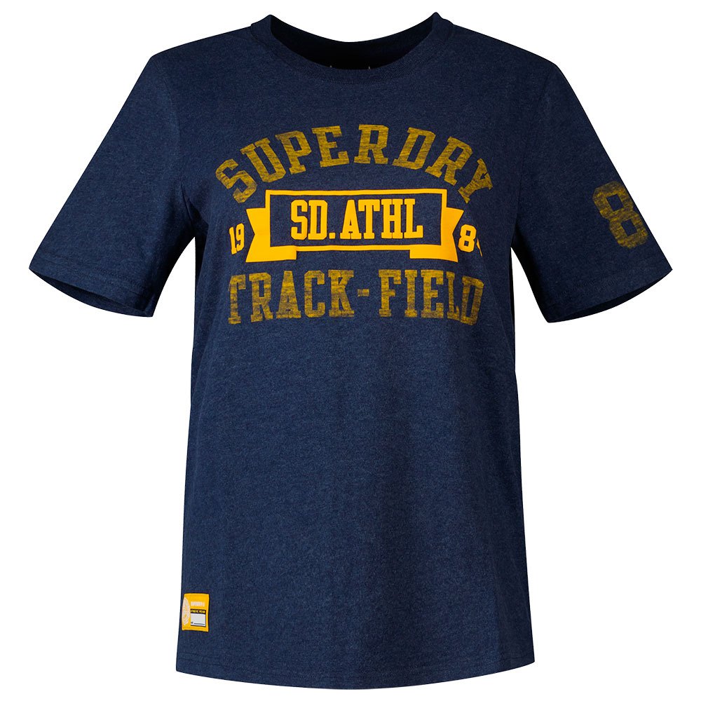 T-shirts Superdry T&F Short Sleeve T-Shirt Blue
