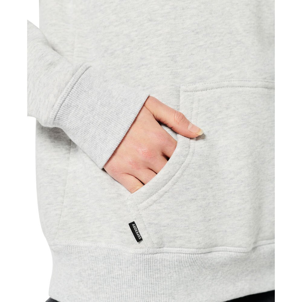 Sweatshirts Superdry Sweat à Capuche Vintage Logo Embroided Glacier Grey Marl