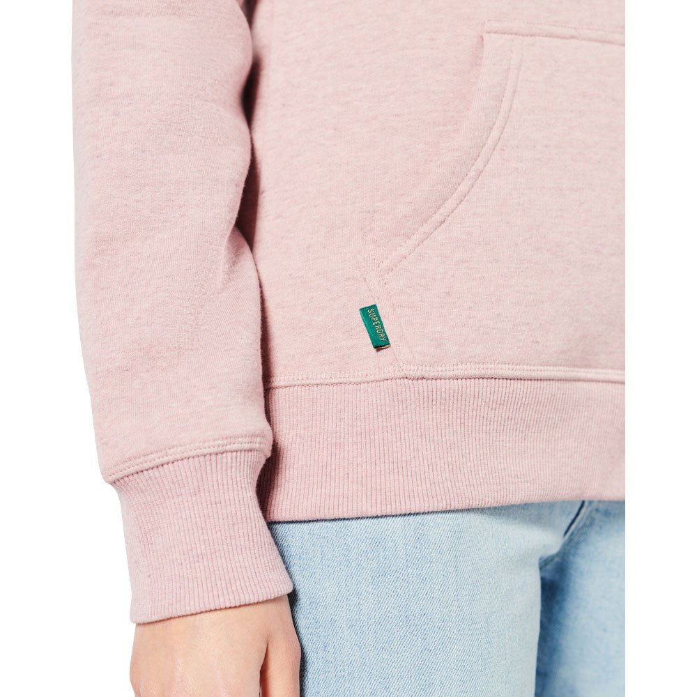 Sweatshirts Superdry Sweat à Capuche Vintage Logo Embroided Soft Pink Marl
