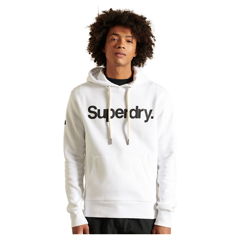 Sweatshirts And Hoodies Superdry Core Logo Hoodie White