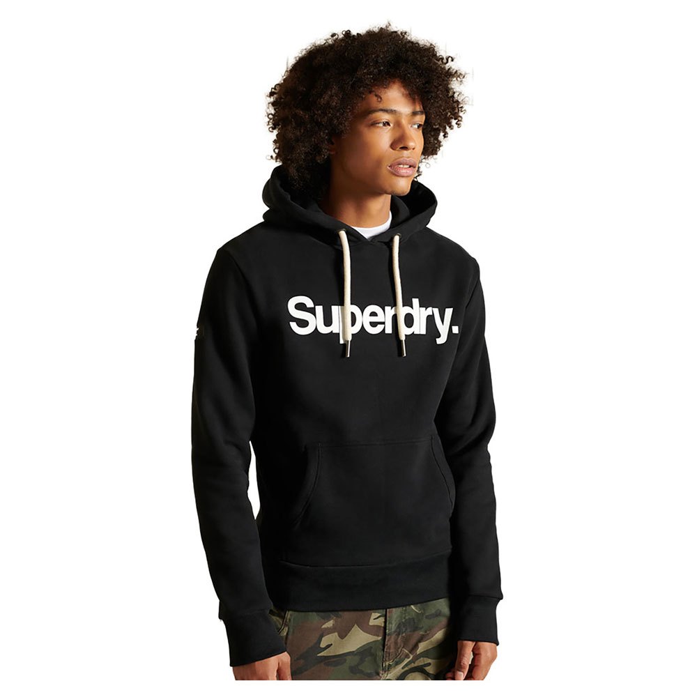 Sweatshirts And Hoodies Superdry Core Logo Hoodie Black