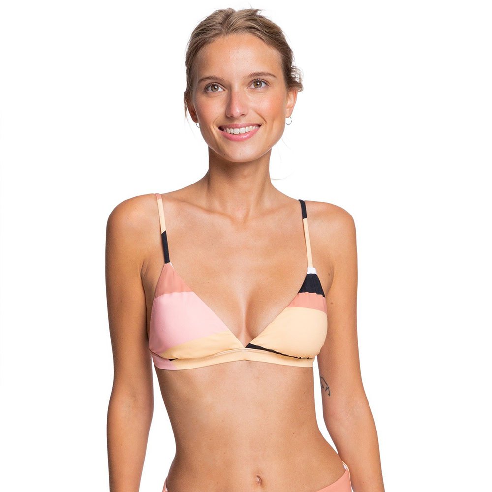 Women Roxy Paradiso Passport Tri Bikini Top Pink