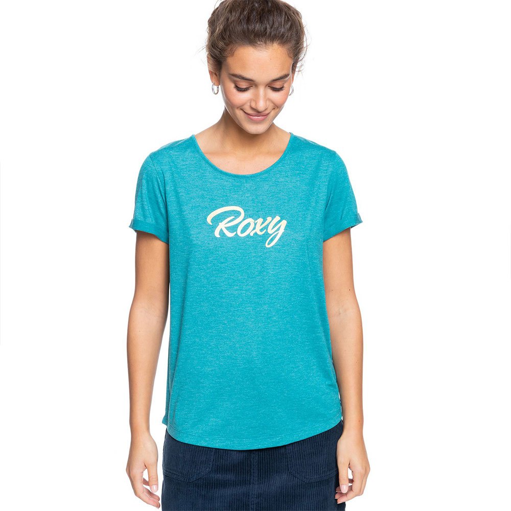 Women Roxy Call It Dreaming Short Sleeve T-Shirt Blue