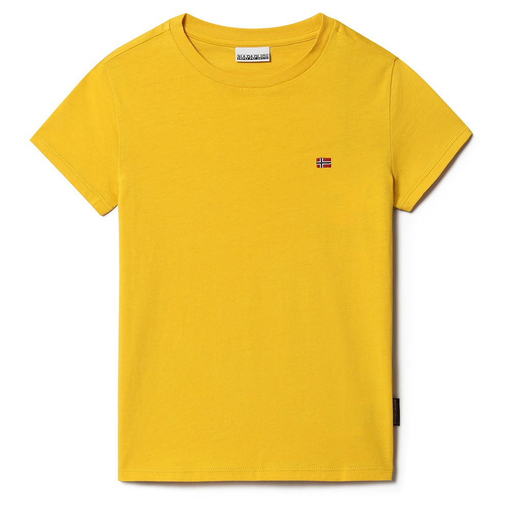 Boy Napapijri K Salis 1 Short Sleeve T-Shirt Yellow