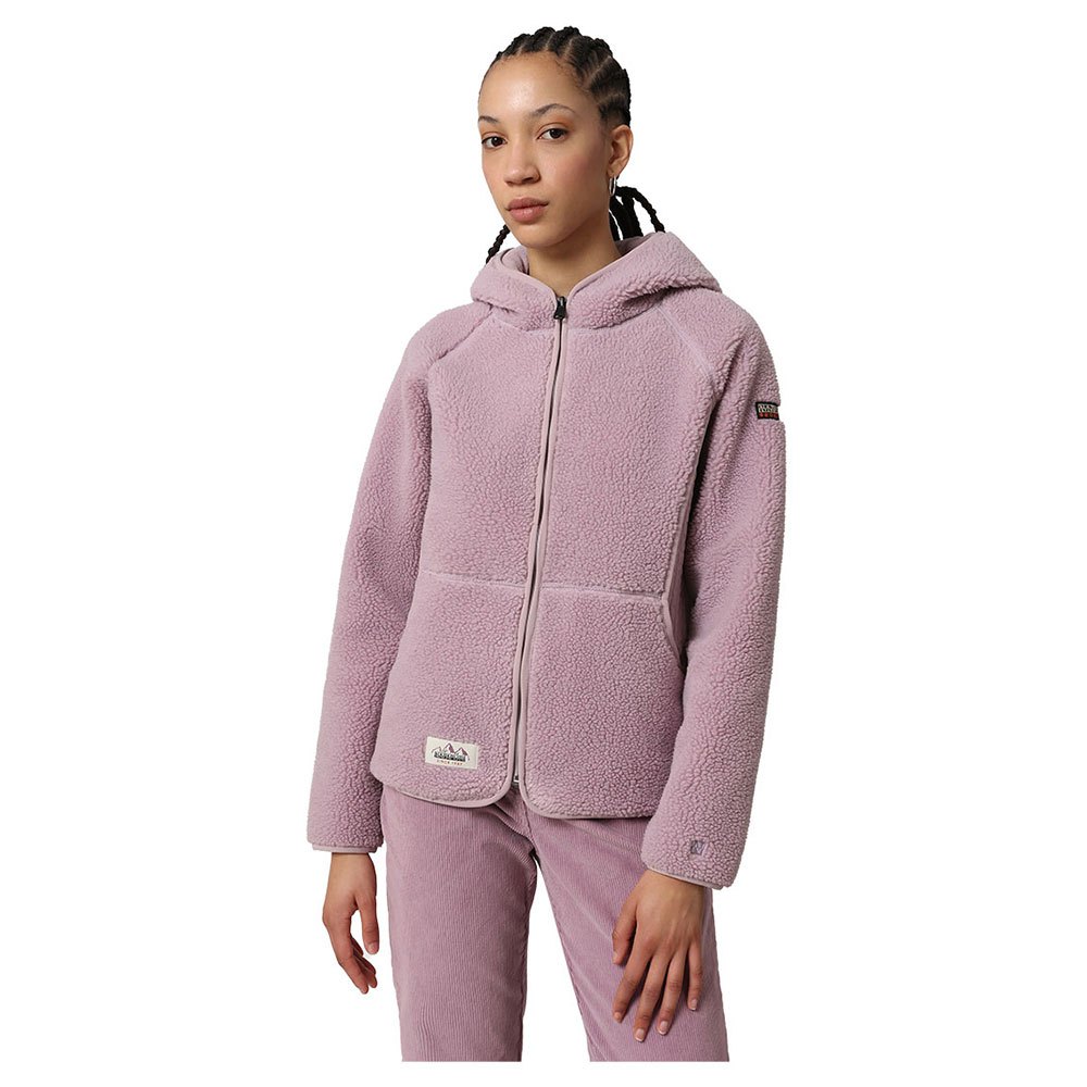 Sweatshirts And Hoodies Napapijri Yupik W Full Zip Fleece Pink