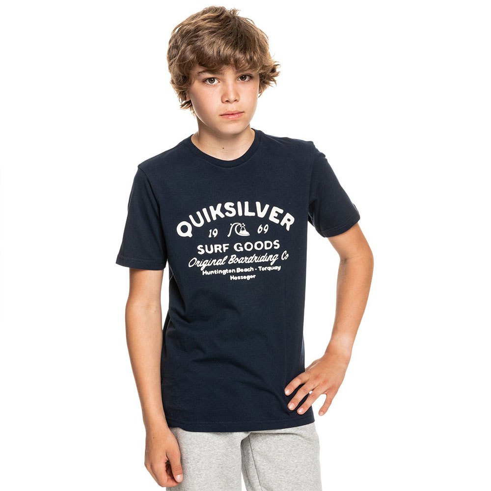 Clothing Quiksilver Closed Captions Short Sleeve T-Shirt Blue