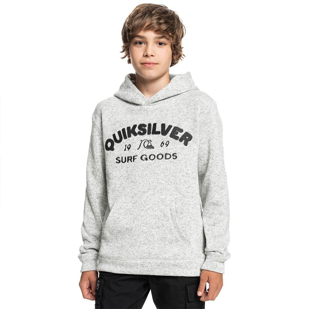 Sweatshirts And Hoodies Quiksilver Keller Art Hoodie Grey