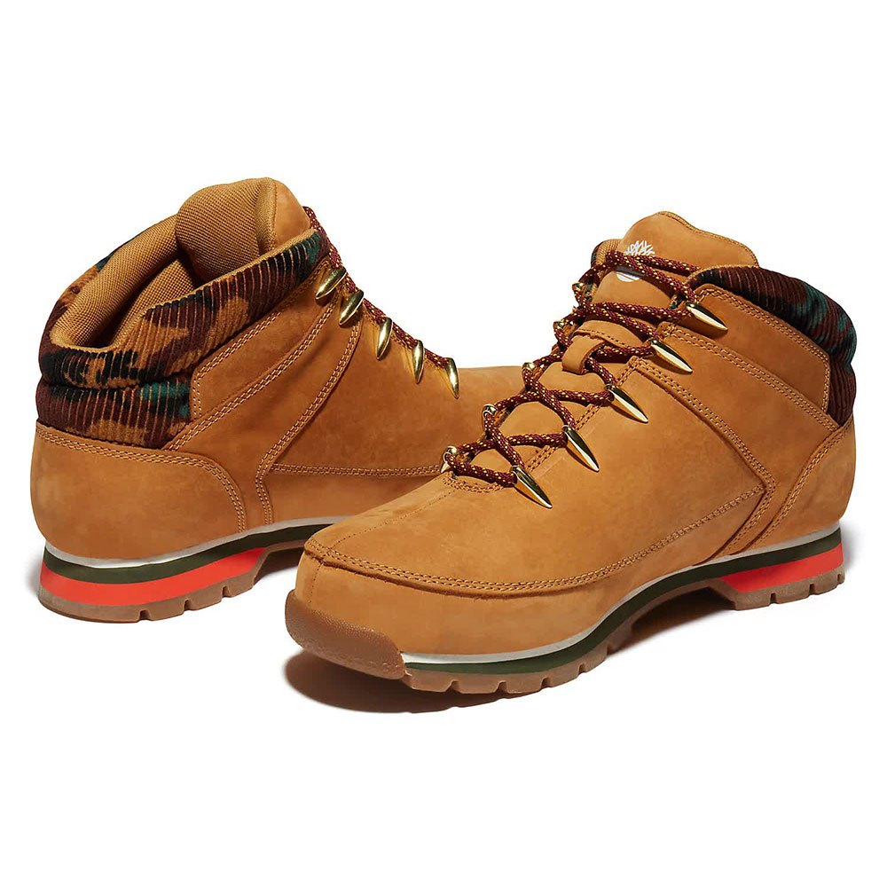 Homme Timberland Bottes Euro Sprint Hiker Wheat / Camo