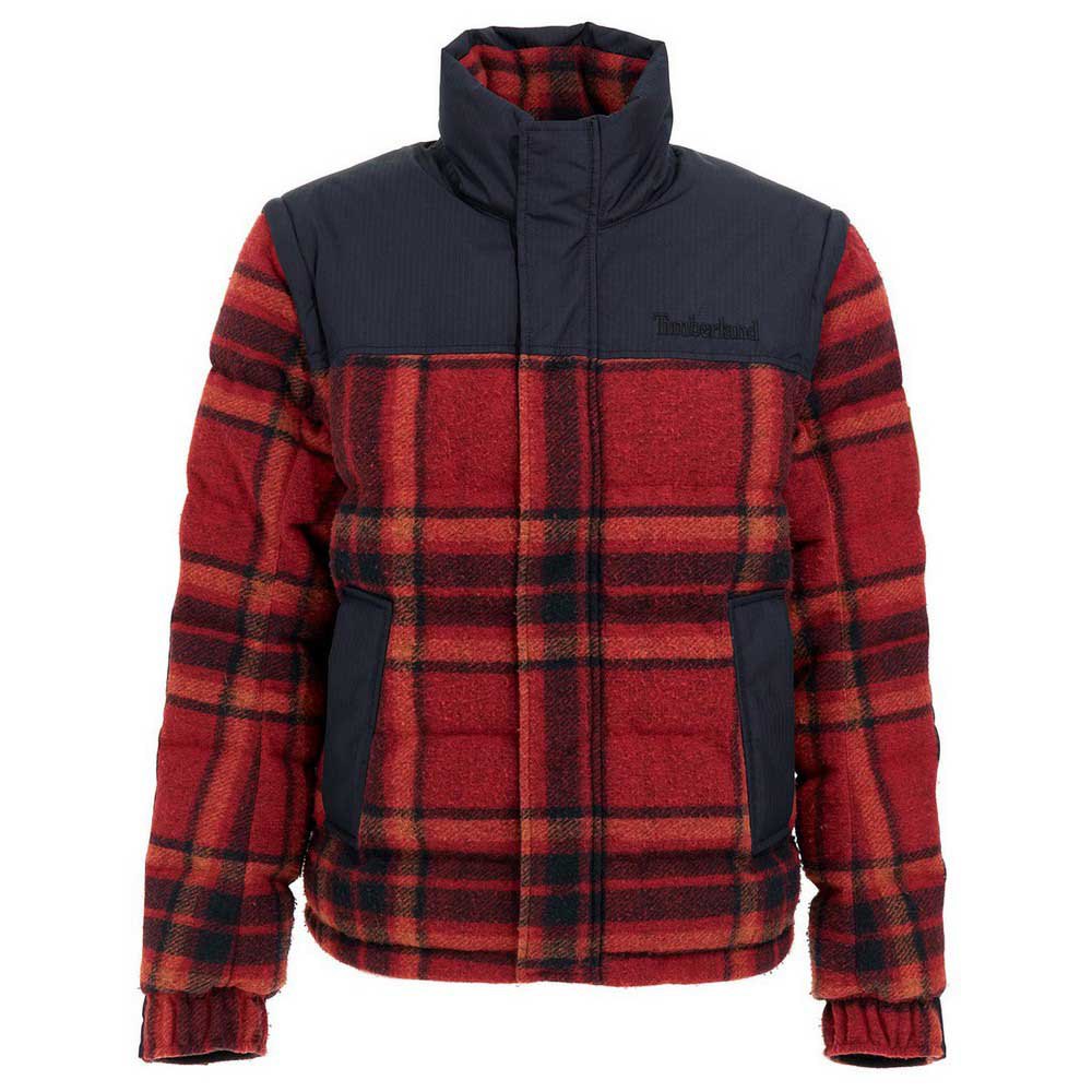 Men Timberland Welch Mountain Ultimate Puffer Jacket Red